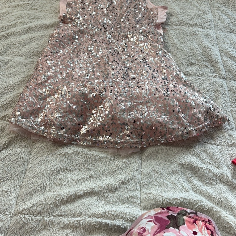 Disney Light Pink Sequin Blouse